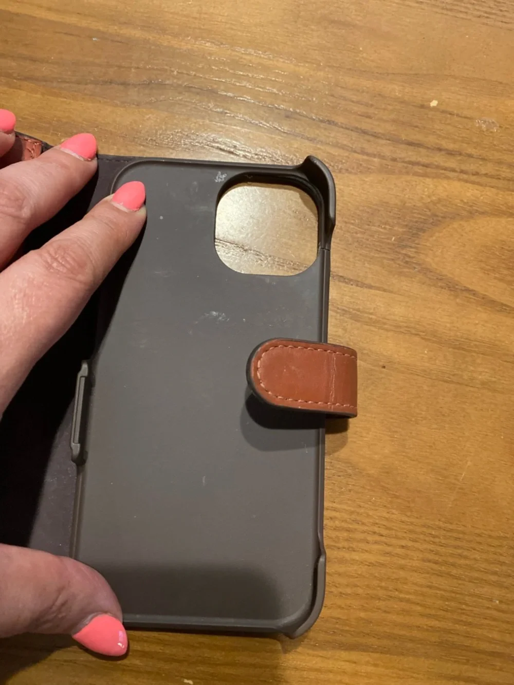 Coach Brown Signature Canvas iPhone 15 pro Folio  Wallet